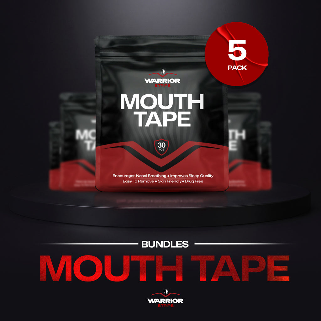 The Nightly Reset 5 Pack Mouth Tape Bundle by Warrior Strips