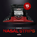 The Ultimate Airflow Reserve 15 Pack Nasal Strips Bundle by Warrior Strips